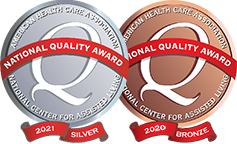 2021 Silver & 2020 Bronze Quality Award Badge