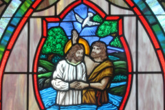 Stained glass window of Chapel